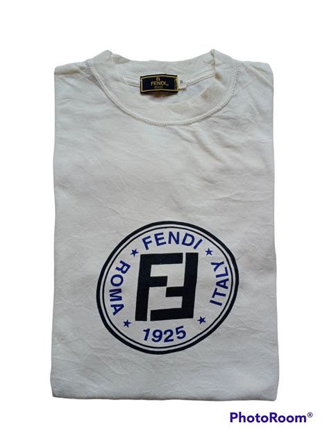 fendi roma italy 1925 t shirt|fendi superboy t shirt.